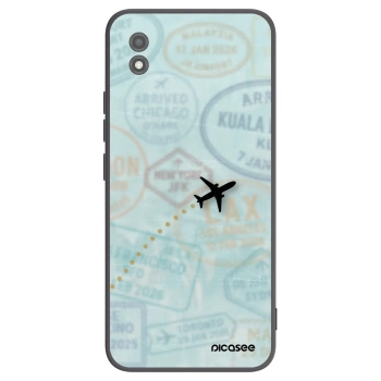Picasee silikonowe czarne etui na Realme C11 (2021) - FLIGHT PATH