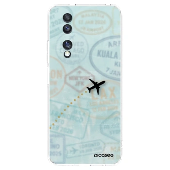 Picasee silikonowe przeźroczyste etui na Honor 70 - FLIGHT PATH