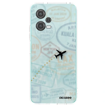 Picasee silikonowe przeźroczyste etui na Xiaomi Poco X5 - FLIGHT PATH