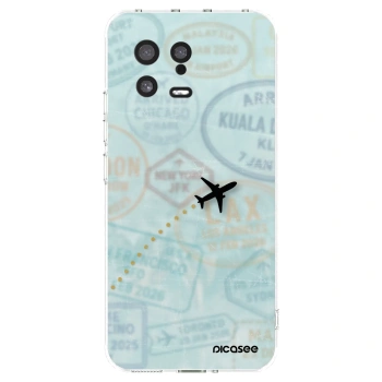 Picasee silikonowe przeźroczyste etui na Xiaomi 13 - FLIGHT PATH