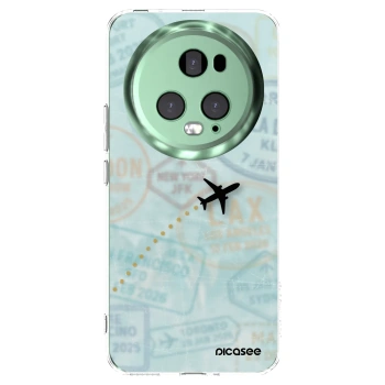 Picasee silikonowe przeźroczyste etui na Honor Magic5 Pro - FLIGHT PATH