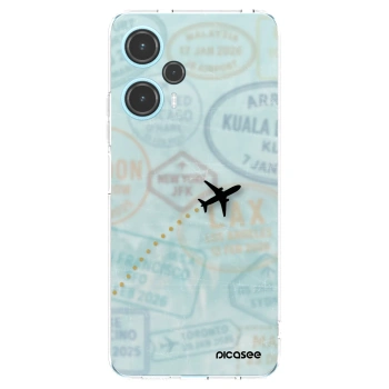 Picasee silikonowe przeźroczyste etui na Xiaomi Poco F5 - FLIGHT PATH