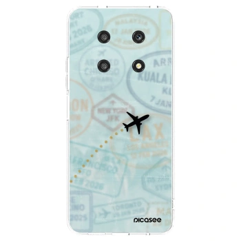 Picasee silikonowe przeźroczyste etui na Honor Magic4 Lite 5G - FLIGHT PATH