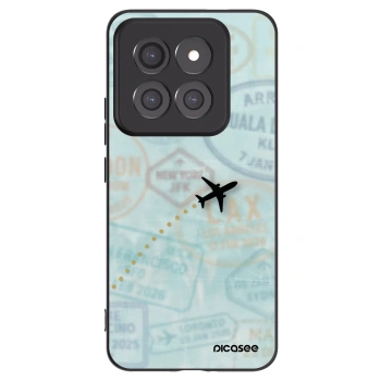 Picasee silikonowe czarne etui na Xiaomi 14 Pro - FLIGHT PATH