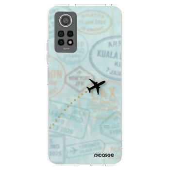 Picasee silikonowe przeźroczyste etui na Xiaomi Redmi Note 12 Pro 4G - FLIGHT PATH