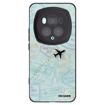 Picasee silikonowe czarne etui na Honor Magic6 Pro - FLIGHT PATH