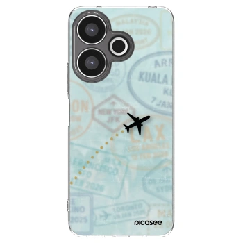 Picasee silikonowe przeźroczyste etui na Xiaomi Redmi 13 4G - FLIGHT PATH