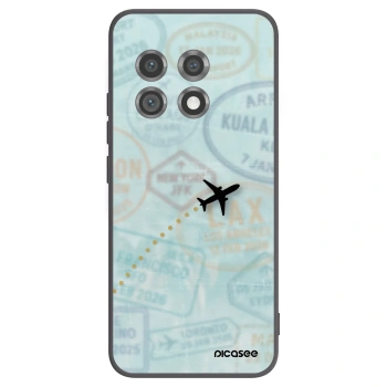 Picasee silikonowe czarne etui na OnePlus 11 5G - FLIGHT PATH