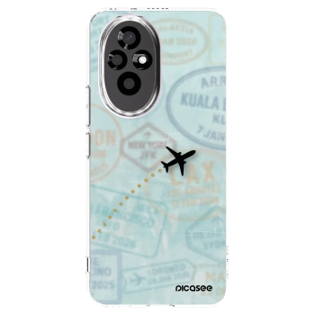 Picasee silikonowe przeźroczyste etui na Honor 200 Pro 5G - FLIGHT PATH