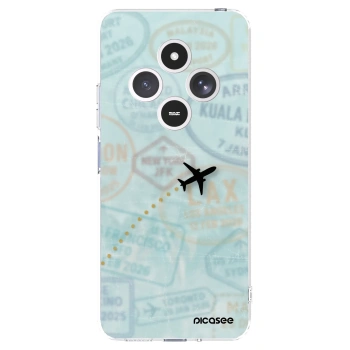 Picasee silikonowe przeźroczyste etui na Xiaomi Redmi 14C - FLIGHT PATH