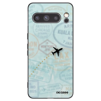 Picasee silikonowe czarne etui na Google Pixel 8 Pro - FLIGHT PATH