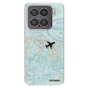 Picasee silikonowe przeźroczyste etui na Xiaomi 15 - FLIGHT PATH