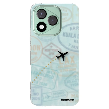 Picasee silikonowe przeźroczyste etui na Honor 400 Lite 5G - FLIGHT PATH