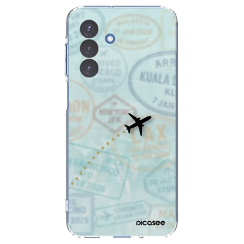 Picasee silikonowe przeźroczyste etui na Samsung Galaxy A17 5G - FLIGHT PATH