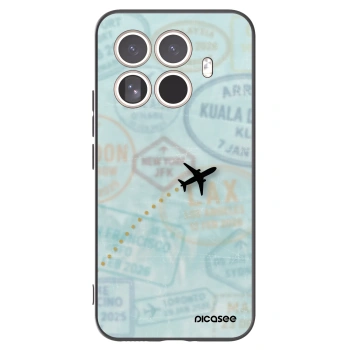 Picasee silikonowe czarne etui na Xiaomi 15T Pro - FLIGHT PATH