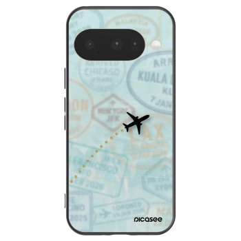 Picasee silikonowe czarne etui na Google Pixel 10 - FLIGHT PATH