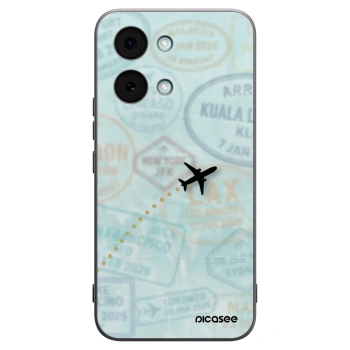 Picasee silikonowe czarne etui na Xiaomi Poco X8 Pro Max - FLIGHT PATH