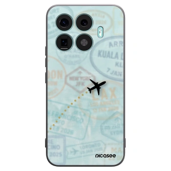Picasee silikonowe czarne etui na Xiaomi 17T Pro - FLIGHT PATH
