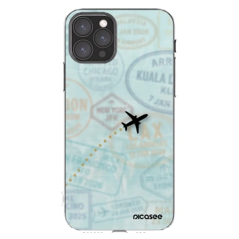 Picasee silikonowe przeźroczyste etui na Apple iPhone 11 Pro - FLIGHT PATH