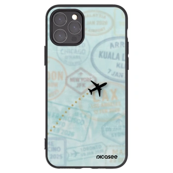 Picasee silikonowe czarne etui na Apple iPhone 11 Pro - FLIGHT PATH