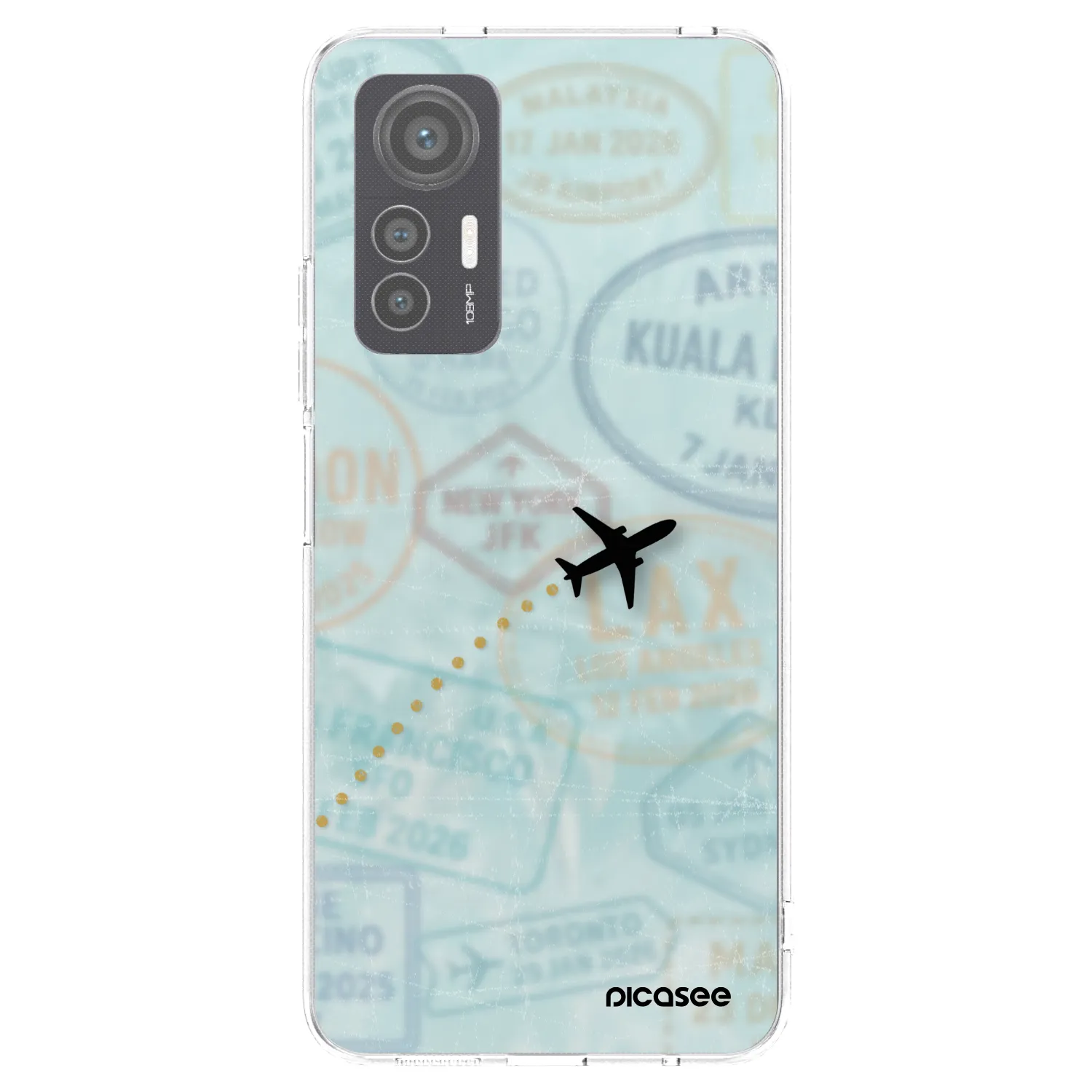 Picasee silikonowe przeźroczyste etui na Xiaomi 12 Lite - FLIGHT PATH