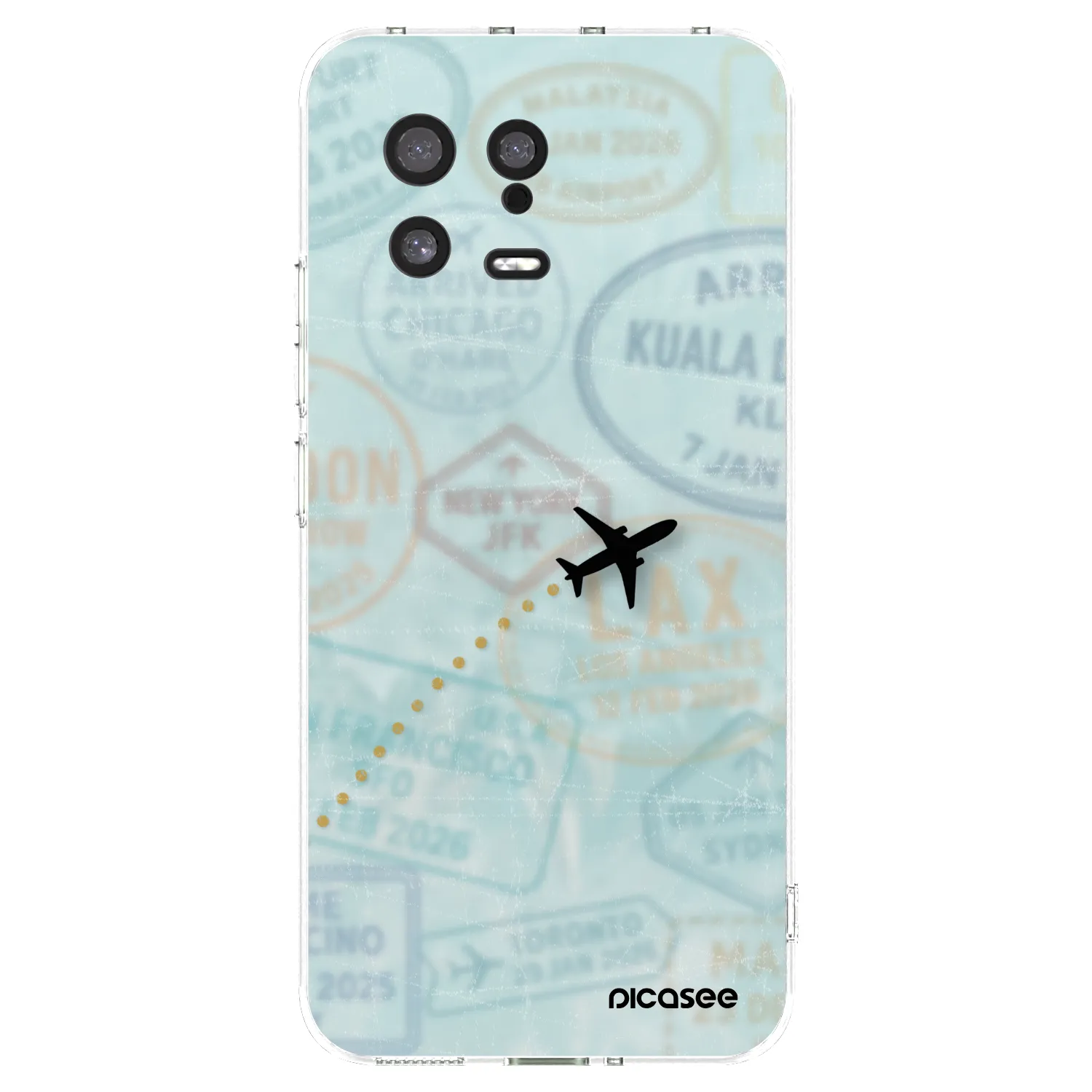 Picasee silikonowe przeźroczyste etui na Xiaomi 13 - FLIGHT PATH