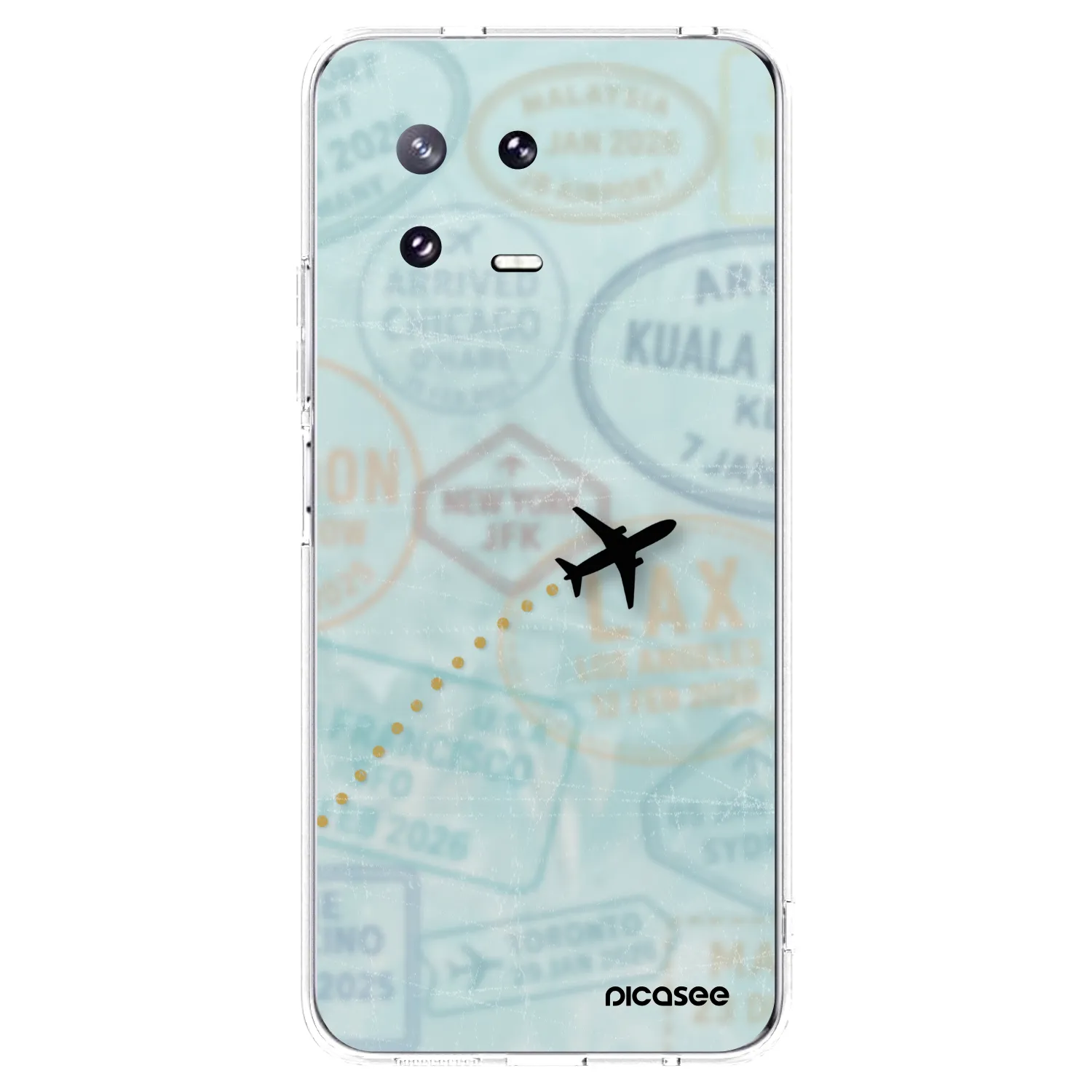 Picasee silikonowe przeźroczyste etui na Xiaomi 13 Pro - FLIGHT PATH