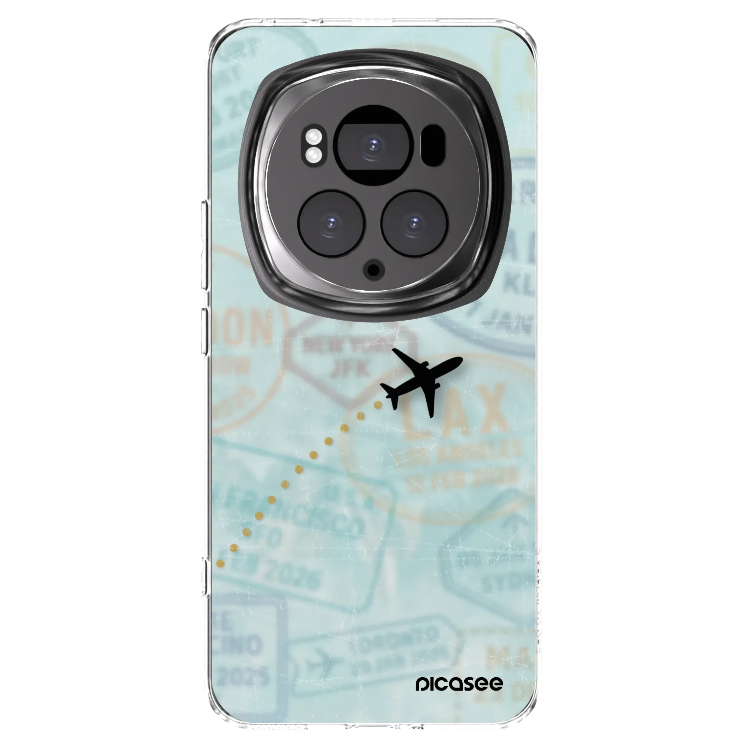 Picasee silikonowe przeźroczyste etui na Honor Magic6 Pro - FLIGHT PATH