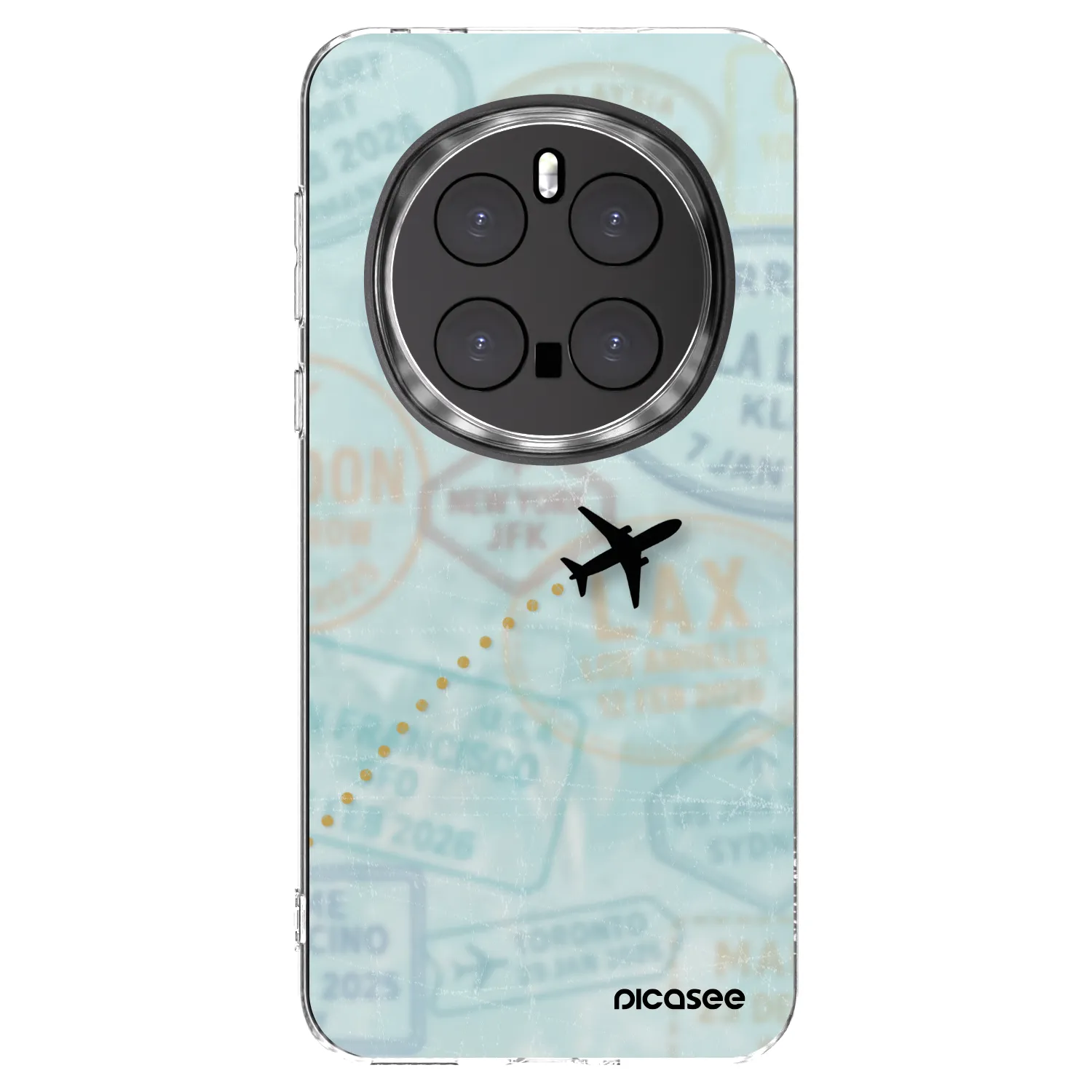 Picasee silikonowe przeźroczyste etui na Honor Magic7 Pro 5G - FLIGHT PATH