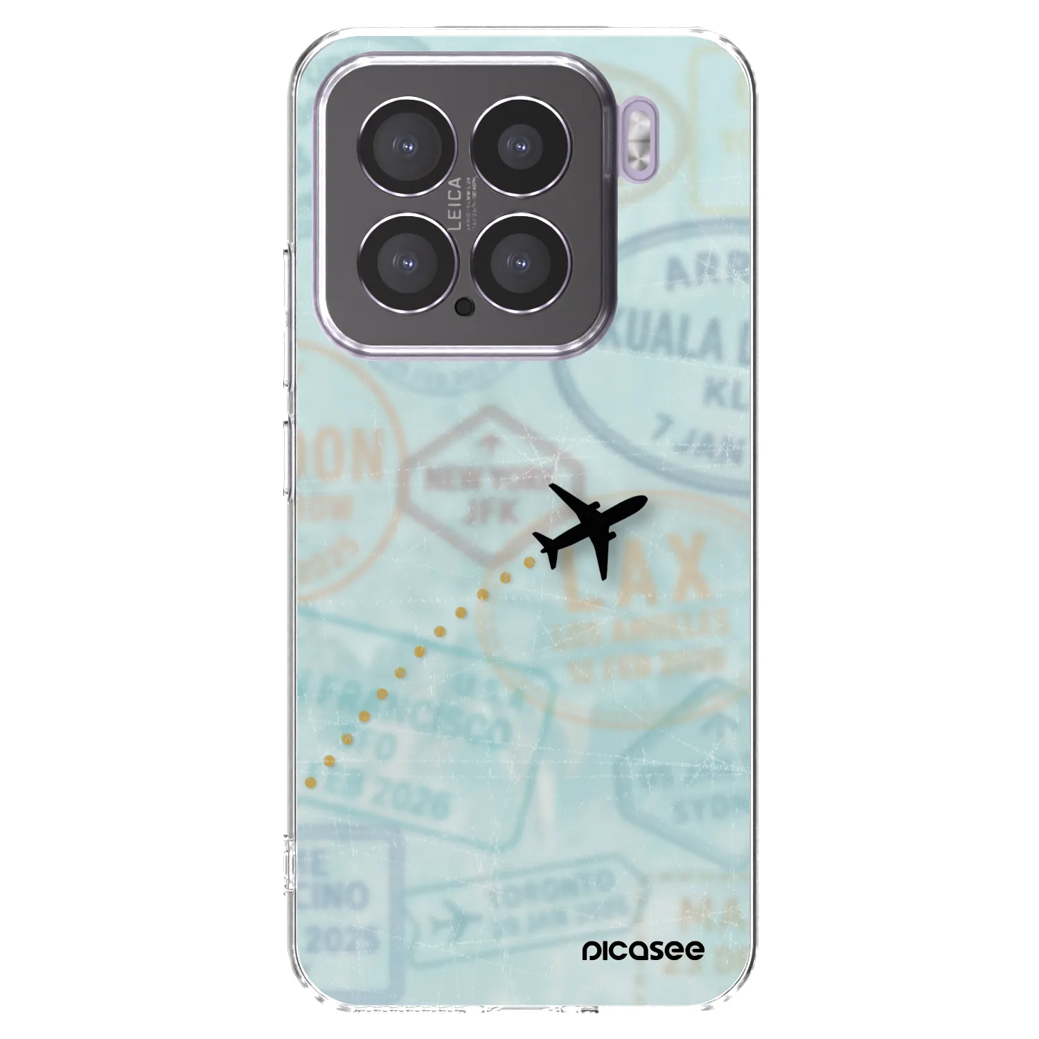 Picasee silikonowe przeźroczyste etui na Xiaomi 15 - FLIGHT PATH