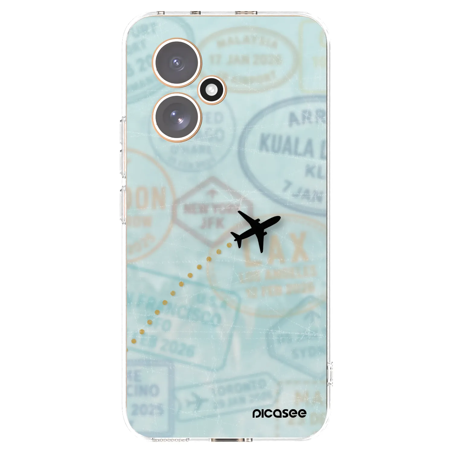 Picasee silikonowe przeźroczyste etui na Honor 400 5G - FLIGHT PATH