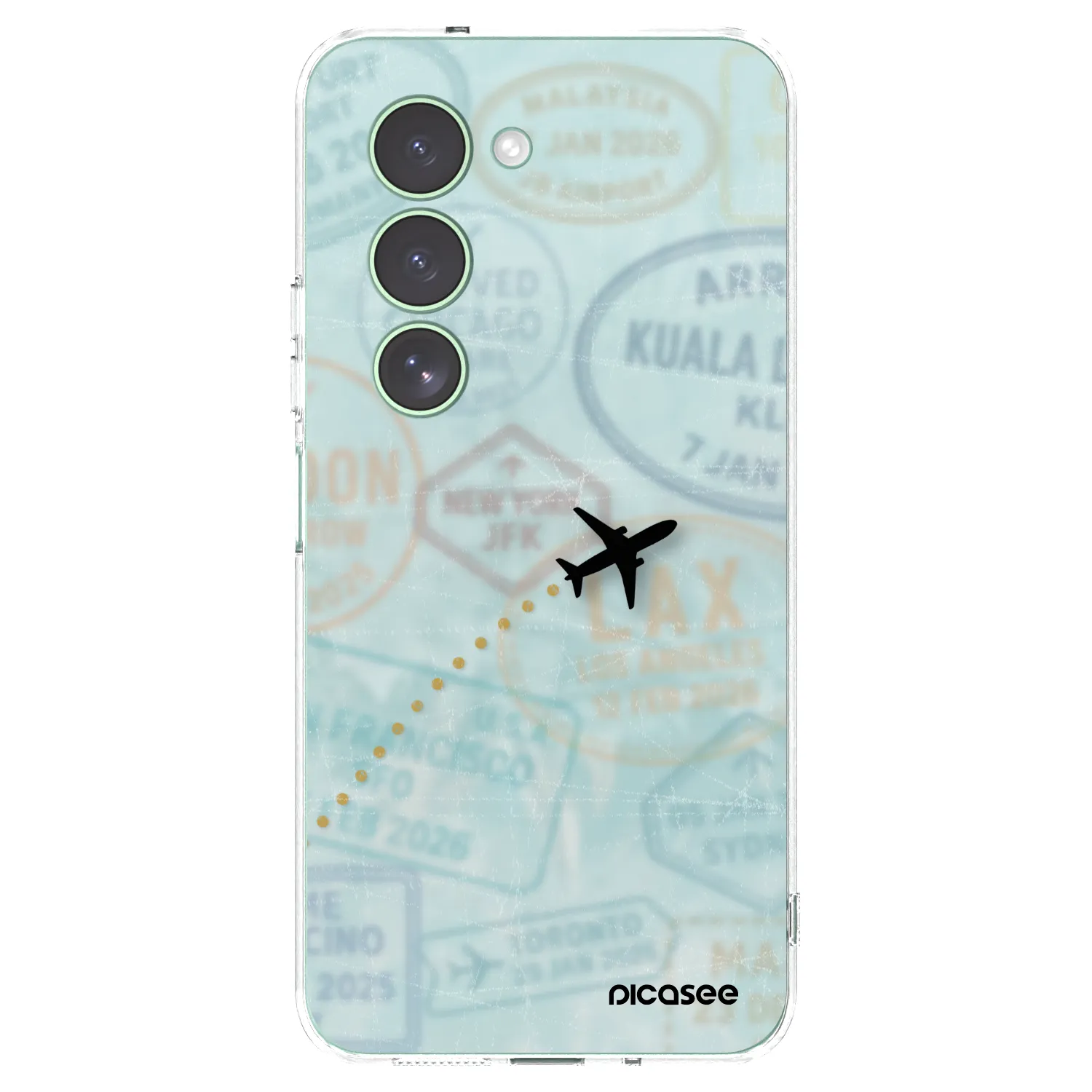 Picasee silikonowe przeźroczyste etui na Xiaomi Redmi 15 5G - FLIGHT PATH