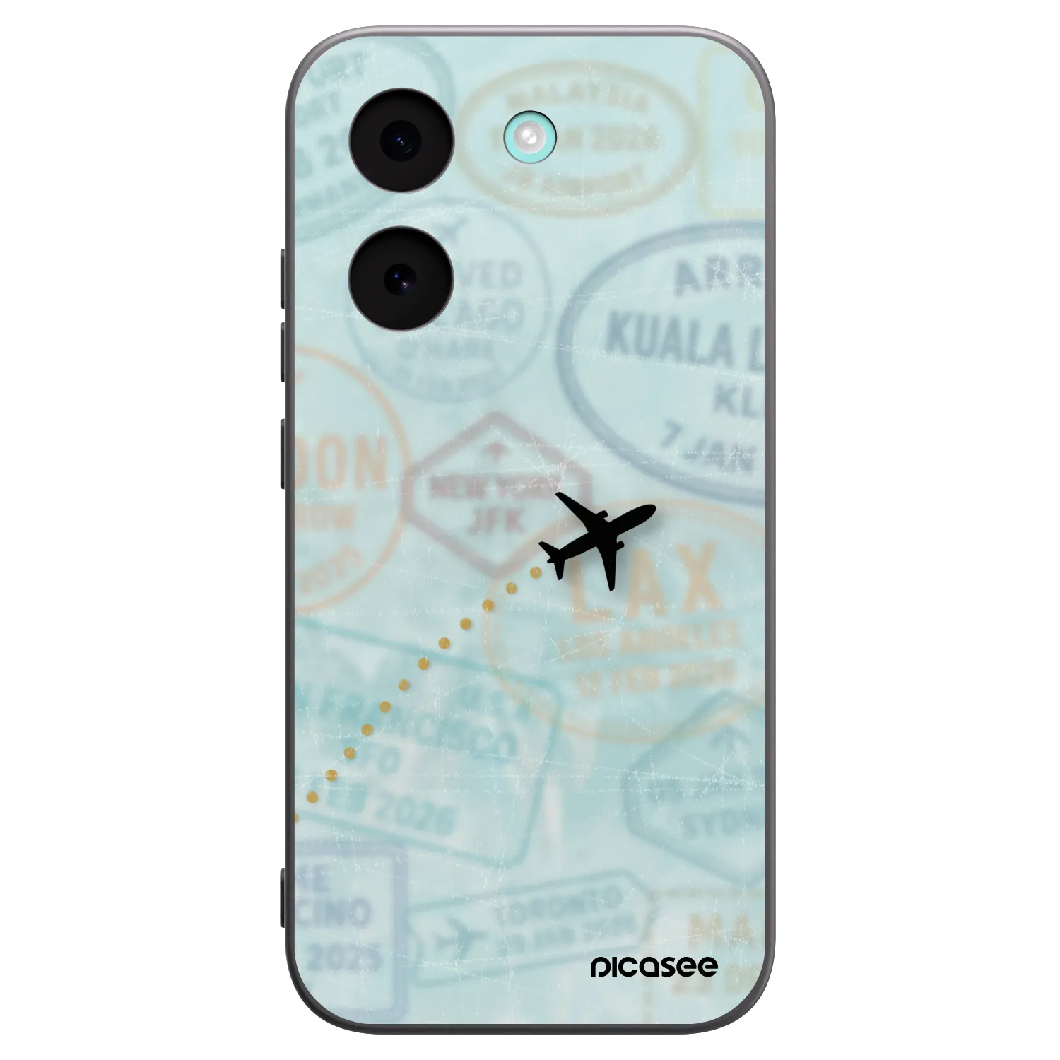 Picasee silikonowe czarne etui na Xiaomi Poco X8 Pro - FLIGHT PATH