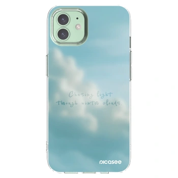 Picasee silikonowe przeźroczyste etui na Apple iPhone 12 - CHASiNG LIGHT
