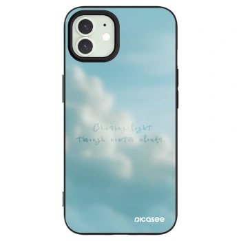 Picasee silikonowe czarne etui na Apple iPhone 12 Pro - CHASiNG LIGHT