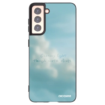 Picasee silikonowe czarne etui na Samsung Galaxy S21 5G G991B - CHASiNG LIGHT