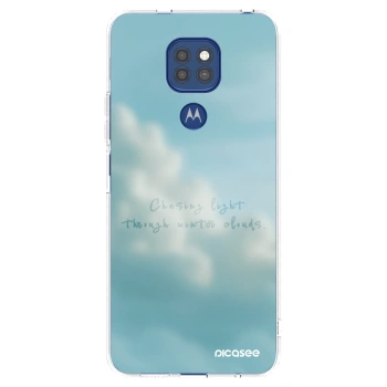 Picasee silikonowe przeźroczyste etui na Motorola Moto G9 Play - CHASiNG LIGHT
