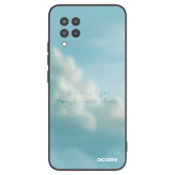 Picasee silikonowe czarne etui na Samsung Galaxy A42 A426B - CHASiNG LIGHT