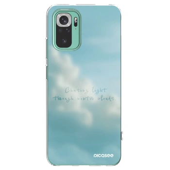 Picasee silikonowe przeźroczyste etui na Xiaomi Redmi Note 10 Pro - CHASiNG LIGHT
