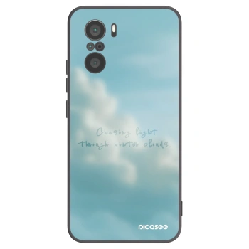 Picasee silikonowe czarne etui na Xiaomi Poco F3 - CHASiNG LIGHT