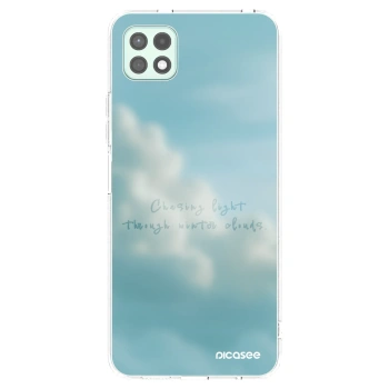 Picasee silikonowe przeźroczyste etui na Samsung Galaxy A22 A226B 5G - CHASiNG LIGHT