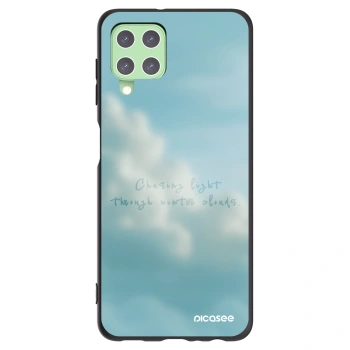 Picasee silikonowe czarne etui na Samsung Galaxy A22 A225F 4G - CHASiNG LIGHT