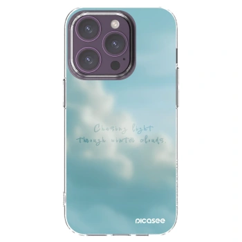 Picasee silikonowe przeźroczyste etui na Apple iPhone 14 Pro - CHASiNG LIGHT