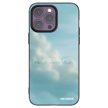 Picasee silikonowe czarne etui na Apple iPhone 14 Pro Max - CHASiNG LIGHT
