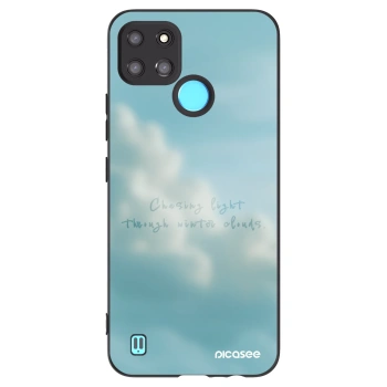 Picasee silikonowe czarne etui na Realme C21Y - CHASiNG LIGHT