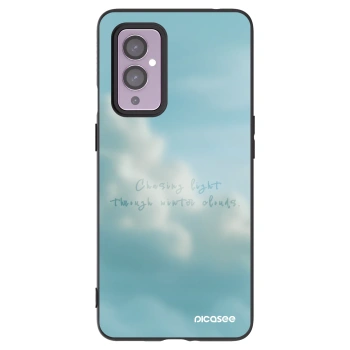 Picasee silikonowe czarne etui na OnePlus 9 - CHASiNG LIGHT