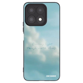 Picasee silikonowe czarne etui na Honor X8a - CHASiNG LIGHT