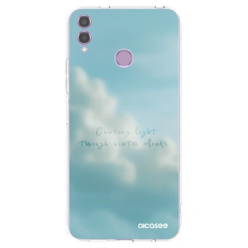 Picasee silikonowe przeźroczyste etui na Honor 8X - CHASiNG LIGHT