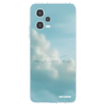 Picasee silikonowe przeźroczyste etui na Xiaomi Redmi Note 12 5G - CHASiNG LIGHT