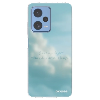Picasee silikonowe przeźroczyste etui na Xiaomi Redmi Note 12 Pro 5G - CHASiNG LIGHT